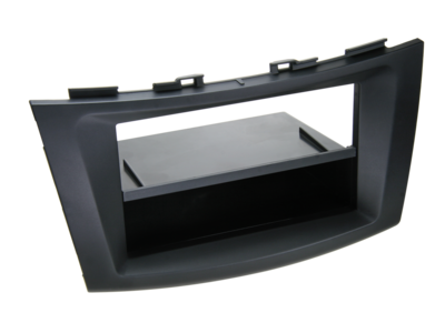 2-DIN Paneel met aflegbakje. Suzuki Swift (FZ/NZ) 2010-2017 - zwart