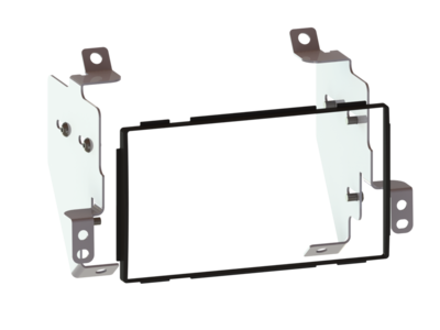 2-DIN Paneel Nissan Note (E11) 2006-2013 - Zwart
