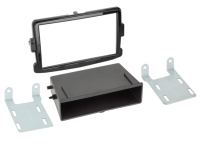 2-DIN Paneel Dacia - Opel - Renault - Fiat - Piano Zwart