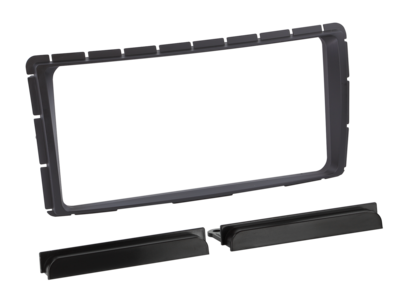 2-DIN Paneel Toyota Hilux N25 facelift 2011-2016 - Zwart