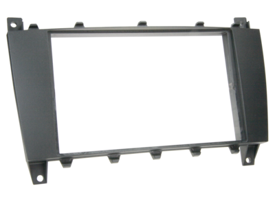 2-DIN Paneel Mercedes Benz C-Klasse (W203) 2004-2007 Kleur Zwart