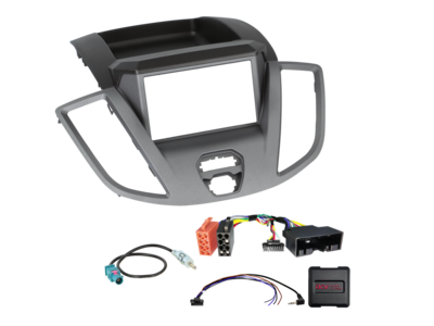 2-DIN Kit Ford Transit 2014-2019 met vak