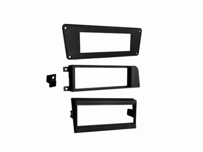 1-DIN radiopaneel Volvo 740/760/780/940/960 zwart