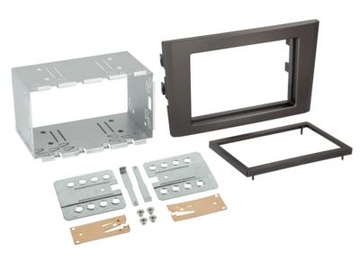 2-DIN Paneel Volvo XC90 2002-2014 - Zwart