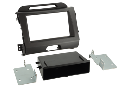 2-DIN Paneel Kia Sportage III 2010-2015 - Donker Grijs