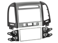 2-DIN Paneel Hyundai Santa Fé 2006-2012 - Zwart