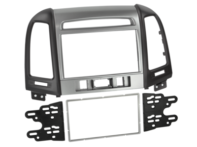 2-DIN Paneel Hyundai Santa Fé 2006-2012 - Zwart