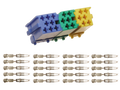 Montage set Mini ISO plug 23 stuks