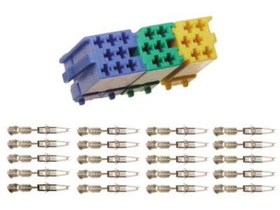 Montage set Mini ISO plug 23 stuks