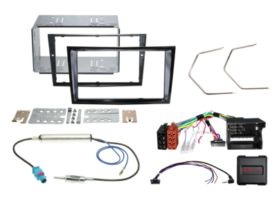 2-DIN Kit Opel Corsa D piano-black