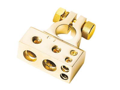 Batterij Behuizing / negative (goud ) 1 x 35 mm² / 1 x 20 mm² / 2 x 10 mm²