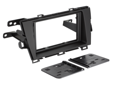 2-DIN Paneel Toyota Prius III ZVW30/ZVW35 (XW3) Prius+ (XW3/XW4) - Zwart