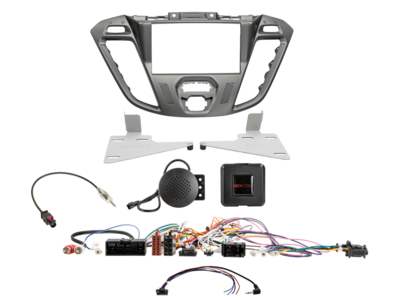 2-DIN kit Ford Custom 2012-2016 Euro5-> - Phoenix zilver