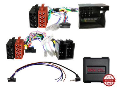 S.W.I. Mercedes/Smart/VW ISO 40Pin Quadlock Multilead (42smc00c)