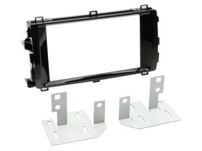 2-DIN Paneel Toyota Auris - Auris Sport 2013-2015 | - Piano Zwart
