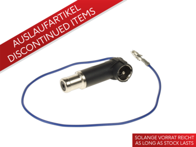 Antenne Adapter / Phantom power ISO / kurz Audi/Seat/VW