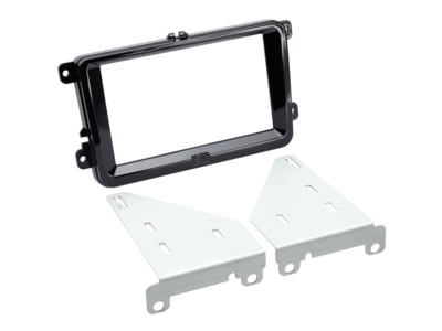 2-DIN Paneel Seat - Skoda - VW - Piano zwart