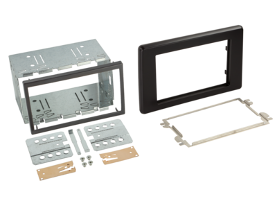2-DIN Paneel Nissan NV400 - Opel Movano - Renault Master - Zwart