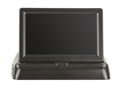 LCD klapmonitor 4.3" 2x RCA input Scherm 180° kantelbaar