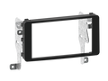 2-DIN Paneel Mitsubishi Lancer (CY0) 2007-2018 - Zwart