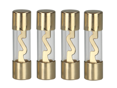 AGU zekering 80 Ampere (goud) 4 stuks in blister