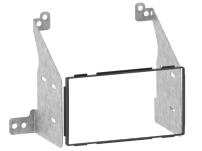 2-DIN Paneel Nissan Pathfinder (R51) 2004-2013 - Zwart