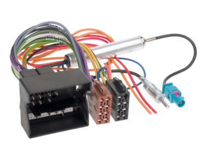 Radio Aansluitkabel Diverse modellen Opel Quadlock / Phantom power (DIN)
