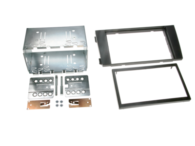 2-DIN Paneel Audi A6 C5 (4B Facelift) 1997-2005 - Zwart