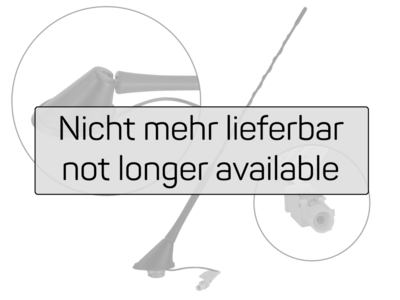 Dakantenne AM/FM 60° staafneiging 12V Phantom anti-diefstal