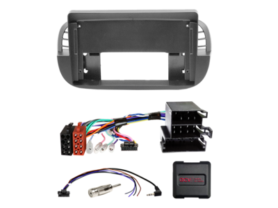ACV - 9" Kit Fiat 500(ZAF 312) 10/2007-07/2015 SWC/antenne - 2-DIN Kit - artikel 691094-93-1