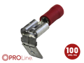 Kabelschoen 6.3x0.8 male rood (100stuks) ACV PROLine