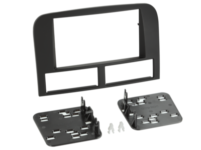 2-DIN Paneel Jeep Grand Cherokee (WJ) 1999->2004 - Zwart
