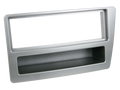 1-DIN Paneel met aflegbakje. Honda Civic VII 2004-2006 - Zilver