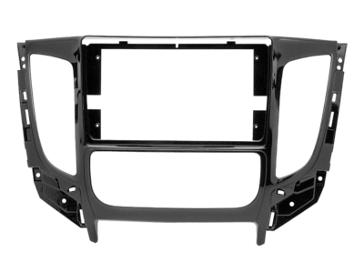 ACV - 9" paneel Fiat Fullback / Mitsubishi L200 piano black, voertuigen met klimatronic - Inbouwpanelen - artikel 381200-90-1