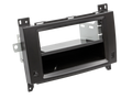 2-DIN Paneel Mercedes Benz Viano / Vito Klasse met Pocket 2006-2014 - Zwart