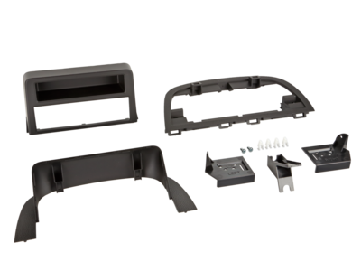 1-DIN Paneel met opbergvak Mazda 3 2013-2017 - zwart