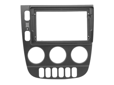 2-DIN 9" Paneel Mercedes Benz ML-Klasse 1998-2005 Zwart