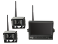Achteruitrijcamera monitor kit 7" AHD met 2 draadloze camera's
