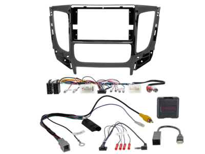 ACV - 2-DIN inbouwkit voor 9-inch radio Mitsubishi Triton SWI/AMP - artikel 691200-90-1-5