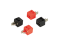 Speaker DIN plugs 2 x red / 2 x black > 2,5mm²