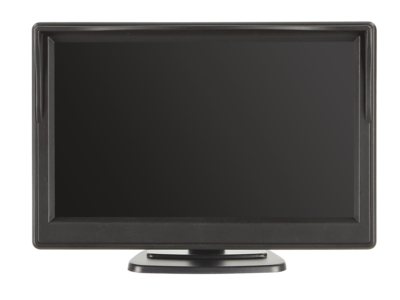 LCD monitor 5" met 2x RCA inputs