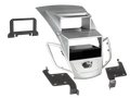 2-DIN Paneel Ford Fiesta 2008-2013 - zilver