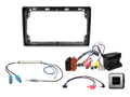 ACV - 9" Kit Citroen/Fiat/Peugeot/Toyota zilver RD4 SWC - 2-DIN Kit - artikel 691040-92-1-1