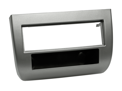 1-DIN Paneel met aflegbakje. Lancia Ypsilon (843) 2003-2011 - Antraciet