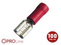 Kabelschoen 4.8x0.8 rood (100stuks) ACV PROLine