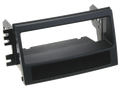 1-DIN Paneel met aflegbakje. Kia Soul (AM) 2009-2011 - Zwart