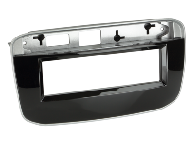 1-DIN Paneel Fiat Punto (199) / Punto EVO(199) - Piano Zwart