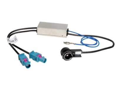 Antenne Adapter-Diversity ISO/ 2xFAKRA Phantom power Audi- Maserati -Scania...