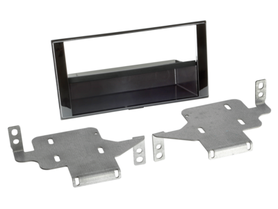 2-DIN Paneel Nissan Juke (F15 facelift) met pocket 2014-2019 - Piano Zwart