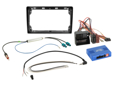 ACV - 9" Kit Citroen/Fiat/Peugeot/Toyota zilver SWI Pro - 2-DIN Kit - artikel 691040-92-1-3